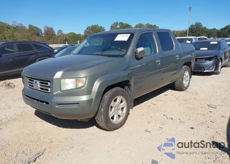 2007 Honda Ridgeline Rts from USA, damaged, VIN 2HJYK16417H505303